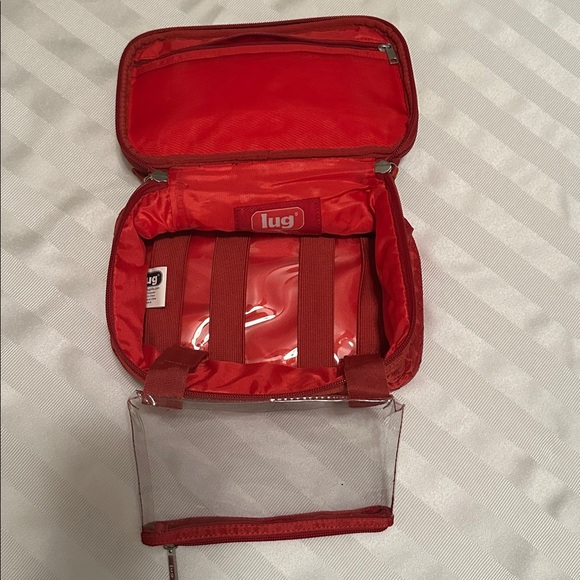 LUG Two-Step Cosmetic Case - Red - Picture 6 of 8
